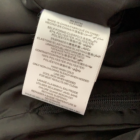 NWOT BCBG Black Cocktail/ Little Black Dress - Picture 6 of 6